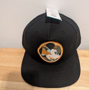 Disney Black Cap with Mickey Mouse Patch Brand New with tag From Neff